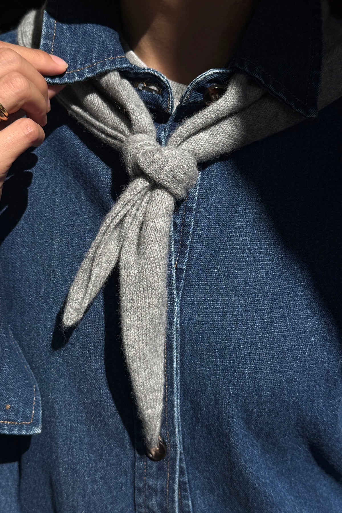 Le Bon Shoppe | Cashmere Bandana - Ht Grey