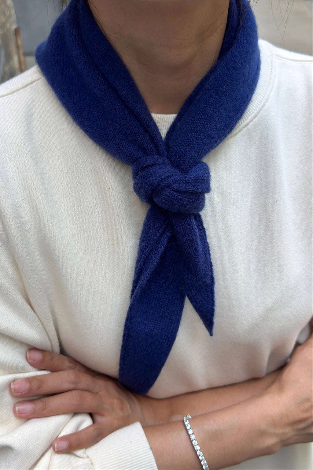 Le Bon Shoppe | Cashmere Bandana - Navy