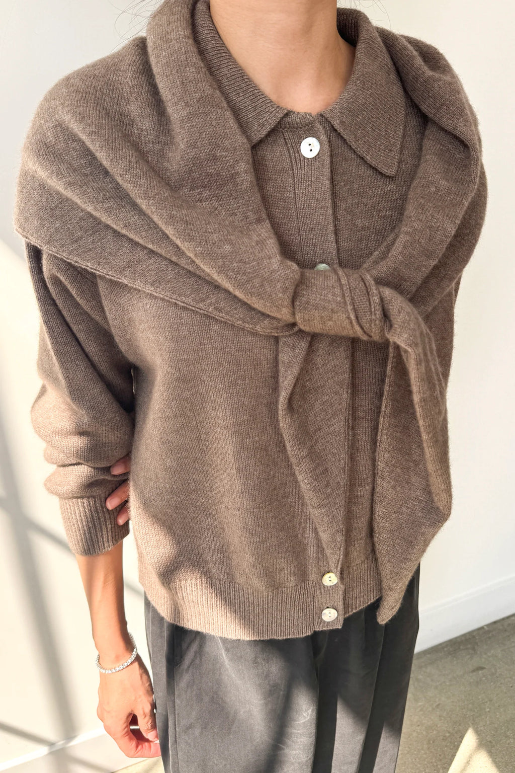 Le Bon Shoppe | Cashmere Shawl - Frappe