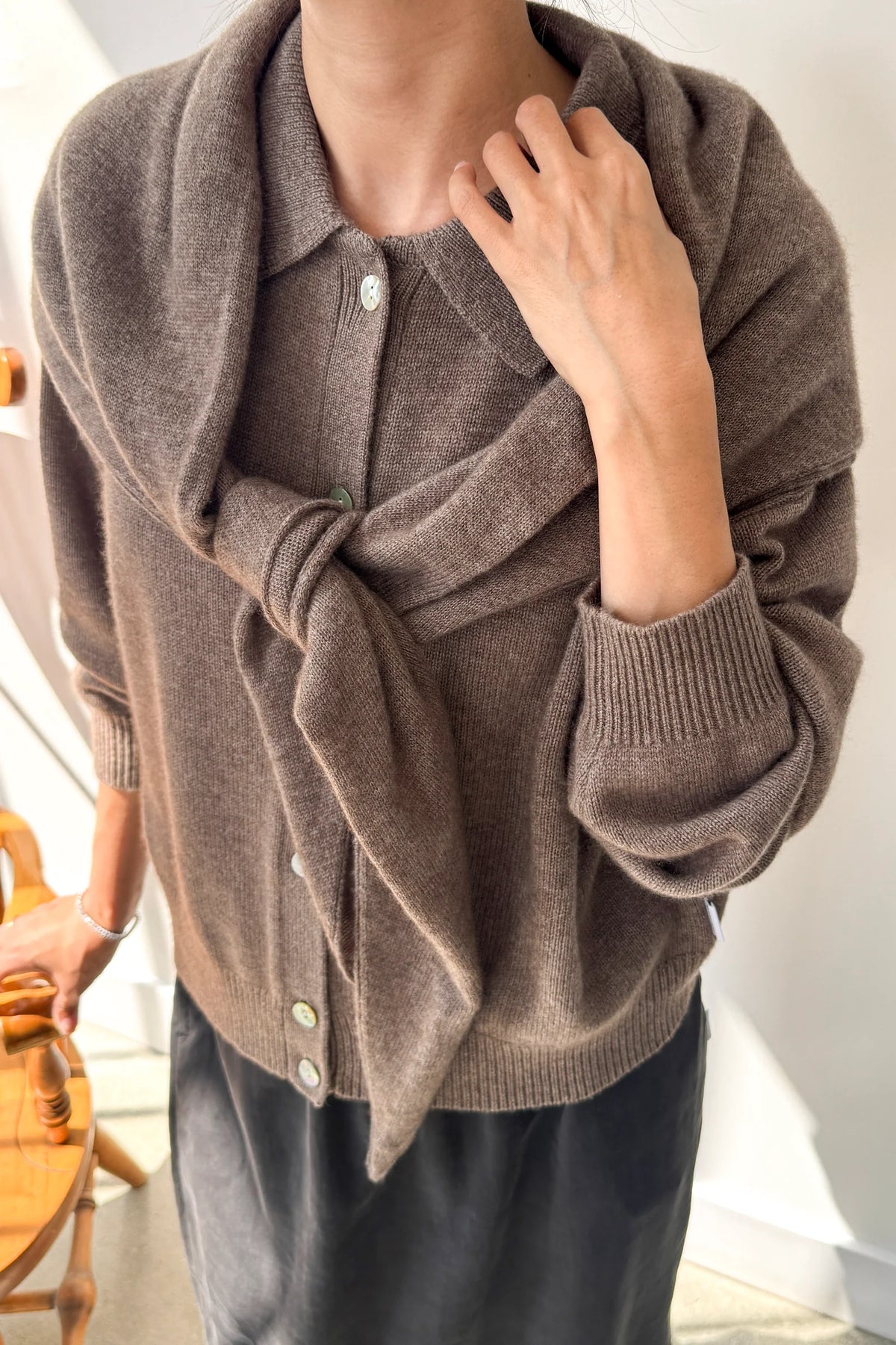 Le Bon Shoppe | Cashmere Shawl - Frappe
