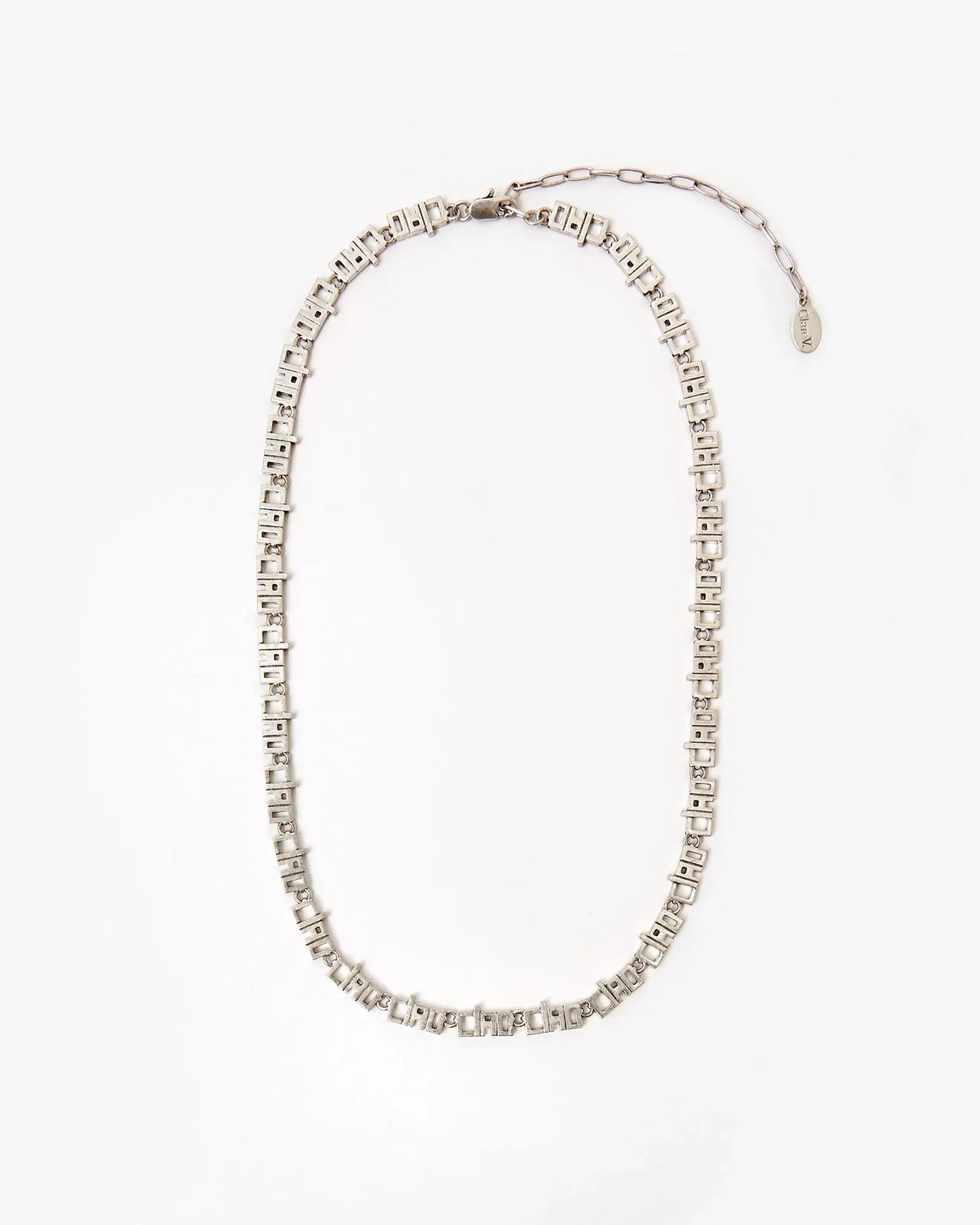 Clare V. | Ciao Chain Necklace - Silver