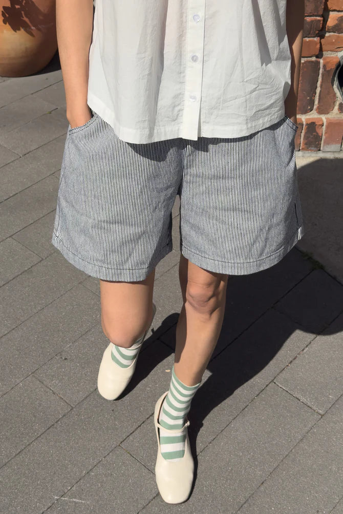 Le Bon Shoppe | City Shorts - Blue Stripe