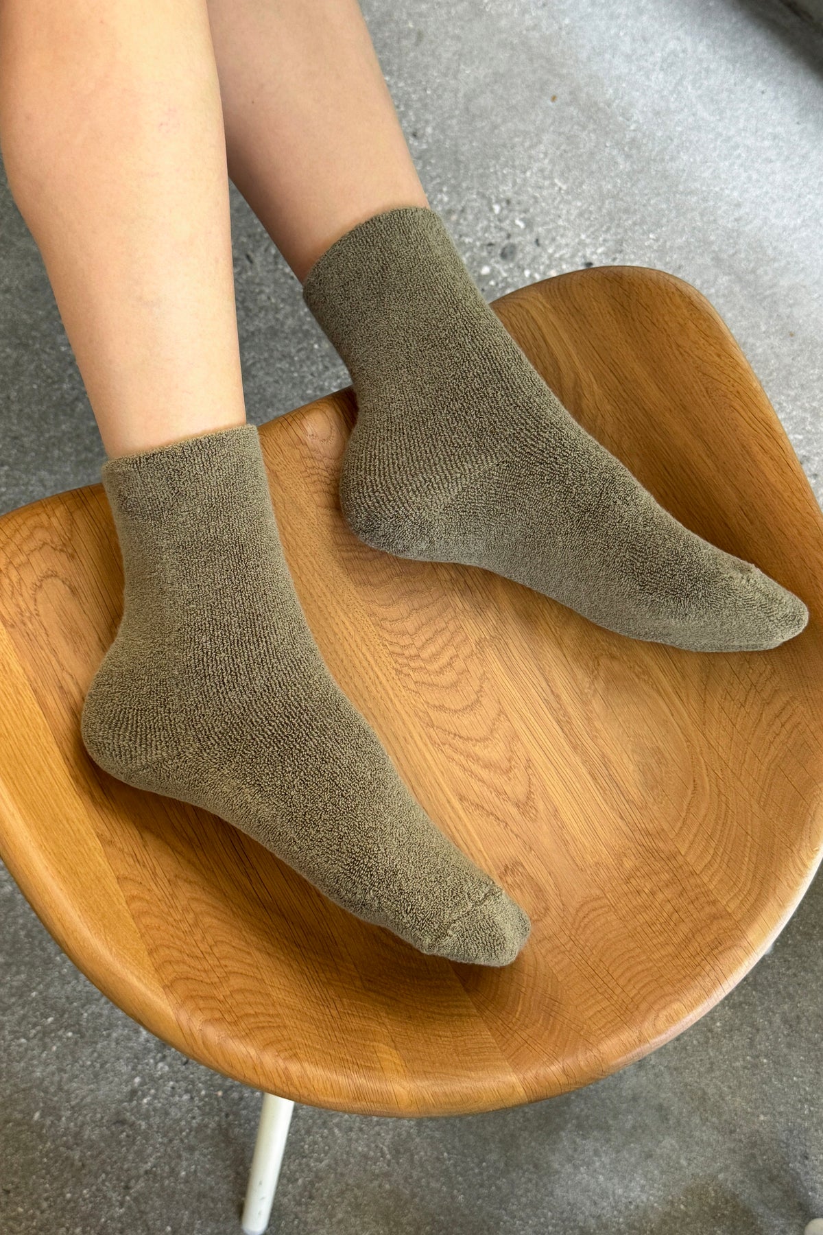 Le Bon Shoppe | Cloud Socks - Muted Sage