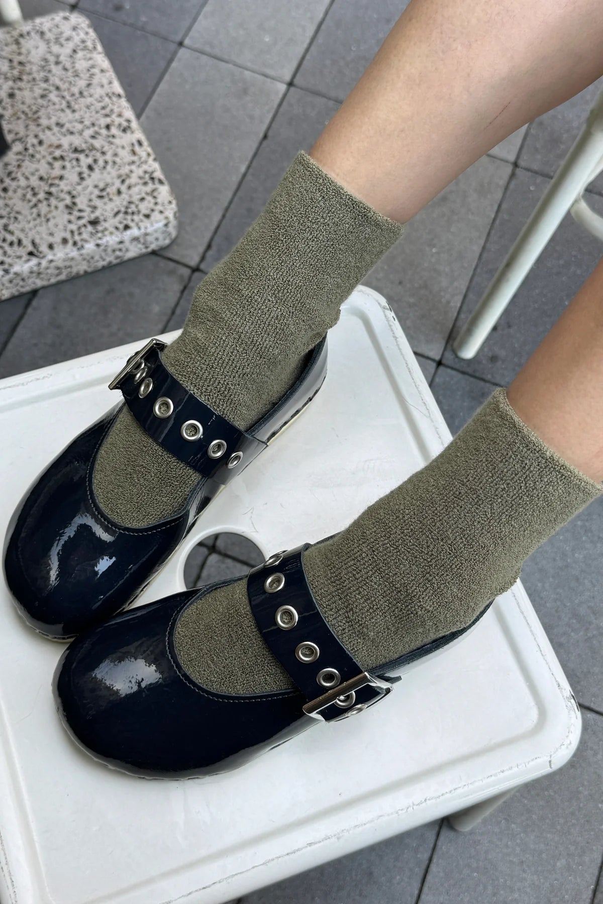 Le Bon Shoppe | Cloud Socks - Muted Sage