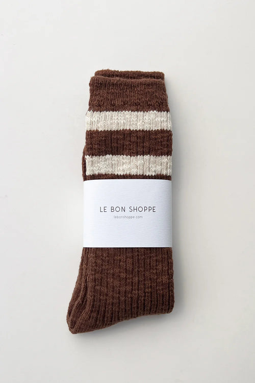 Le Bon Shoppe | Cottage Varsity Socks - Bear