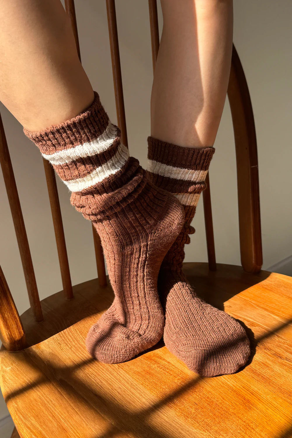 Le Bon Shoppe | Cottage Varsity Socks - Bear