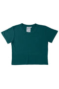 Jungmaven | Cropped Lorel Tee - Deep Teal
