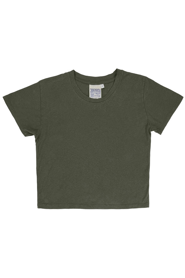 Jungmaven | Cropped Lorel Tee - Olive Green