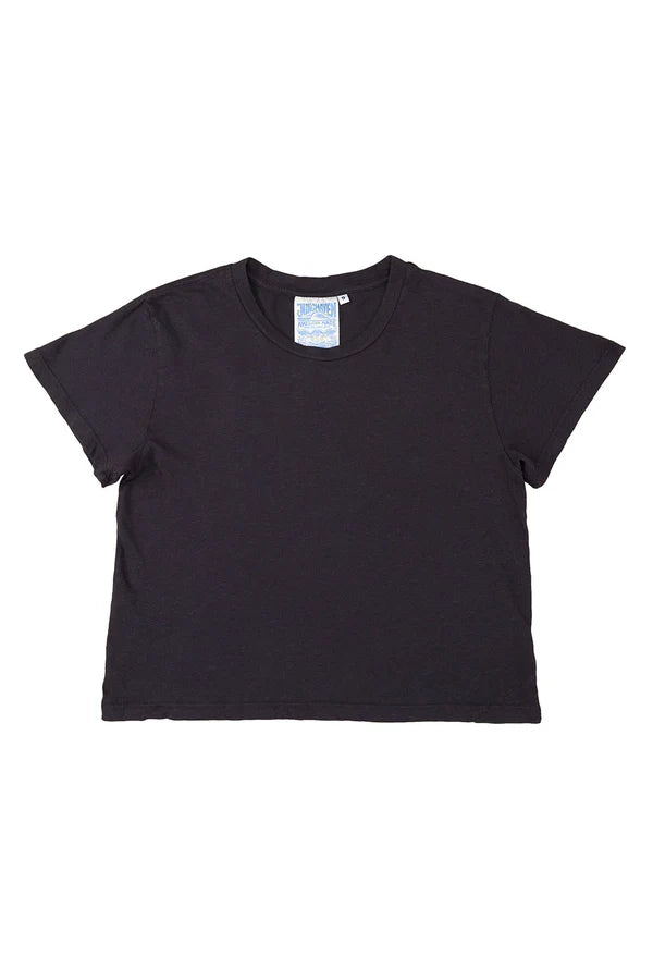 Jungmaven | Cropped Ojai Tee - Black