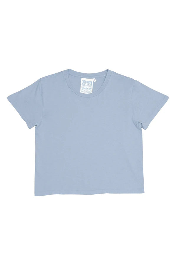 Jungmaven | Cropped Ojai Tee - Rain Washed