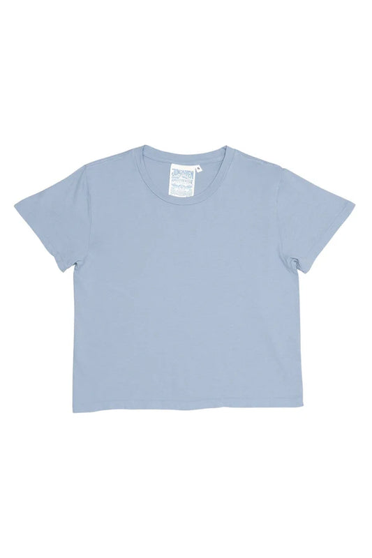 Jungmaven | Cropped Ojai Tee - Rain Washed