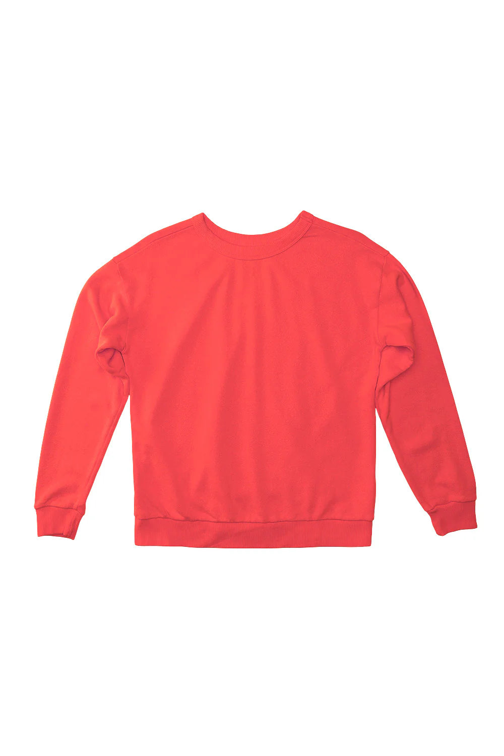 Jungmaven | Crux Cropped Sweatshirt - Poppy