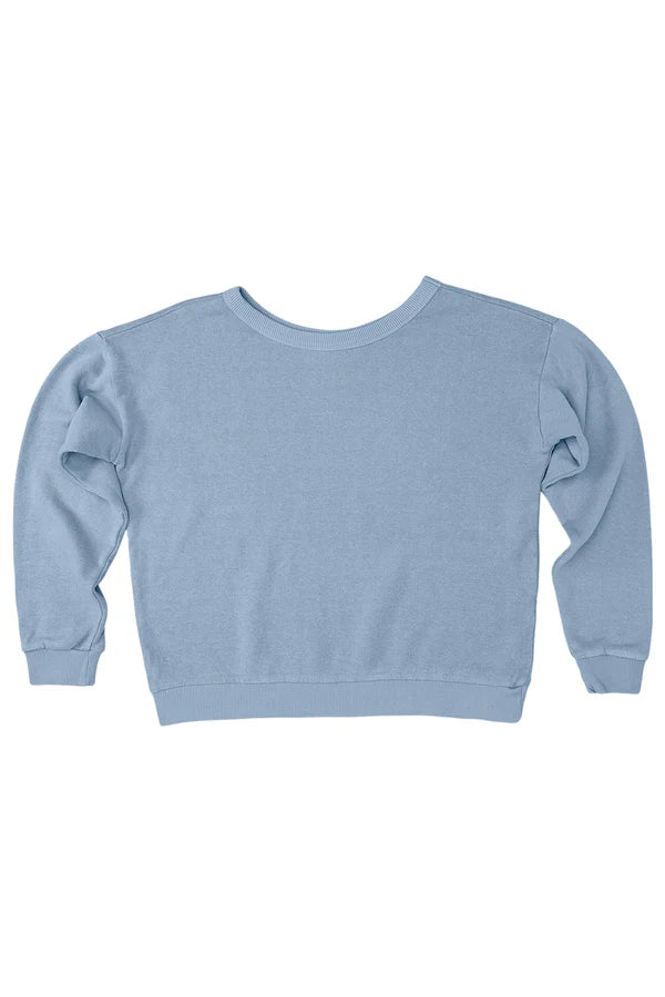 Jungmaven | Crux Cropped Sweatshirt - Rain Washed