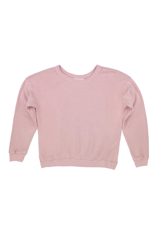 Jungmaven | Crux Cropped Sweatshirt - Rose Water