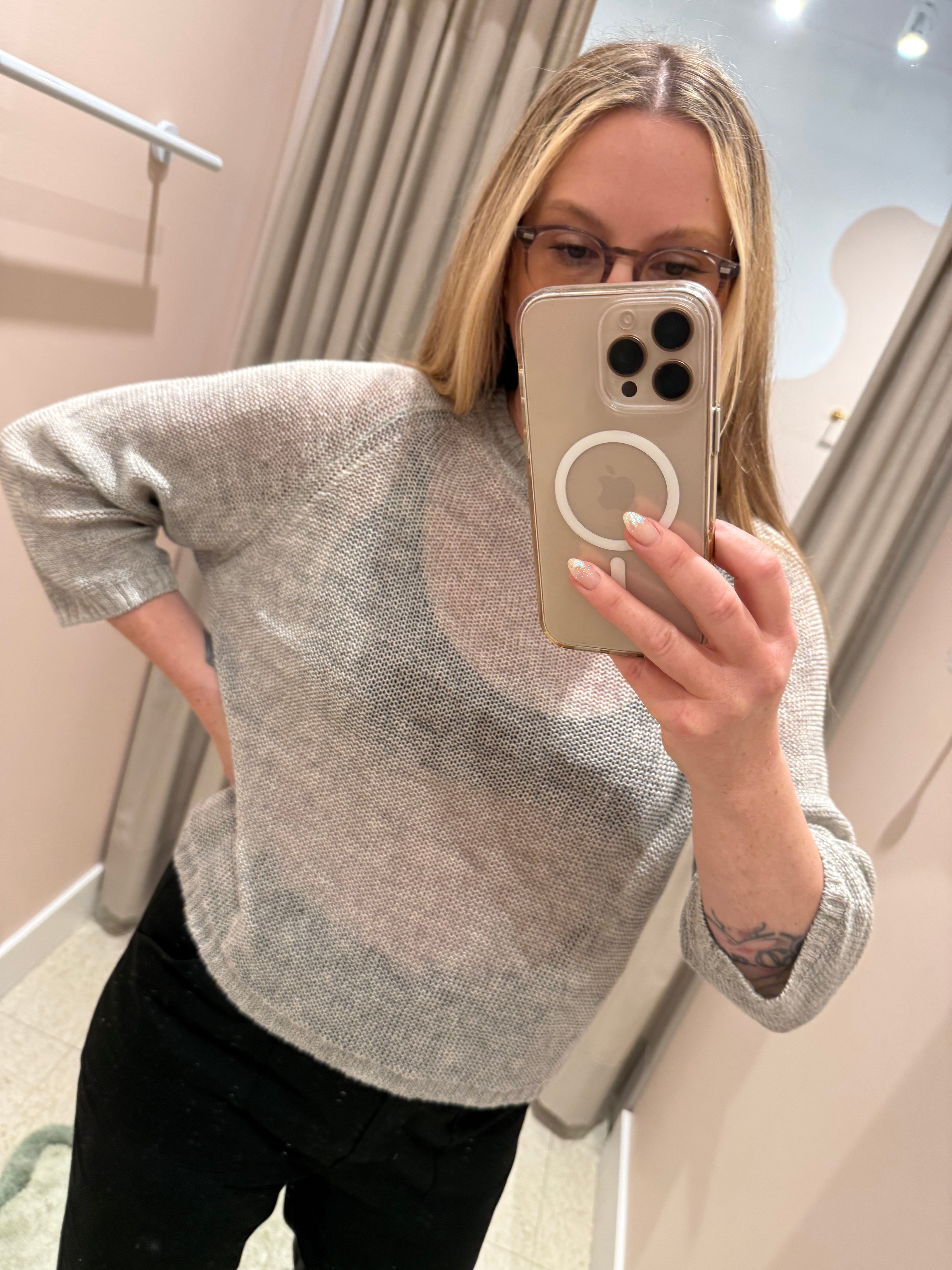 Naïf | Dorothee Sweater - Melange Grey
