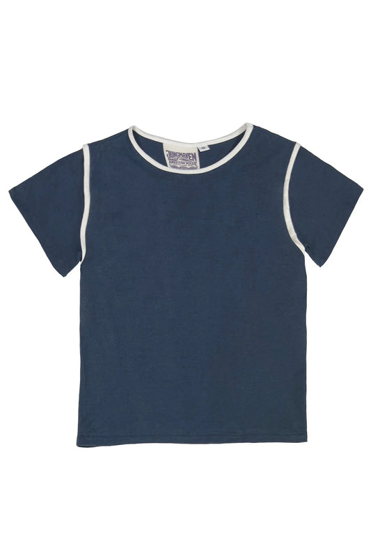 Jungmaven | Dunphy Tee - Navy