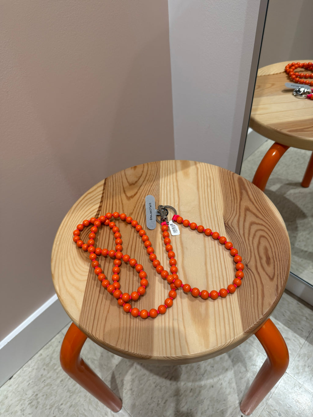 Ina Seifart | Handykette - Orange/ Red