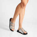 Woden | Ellen Sandals - Metallic Silver