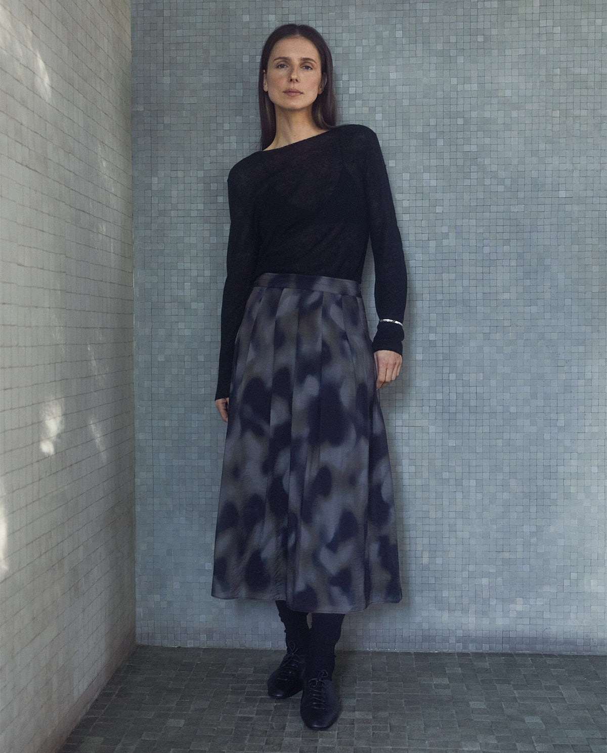 Yerse | Jumper Boat Neck Black