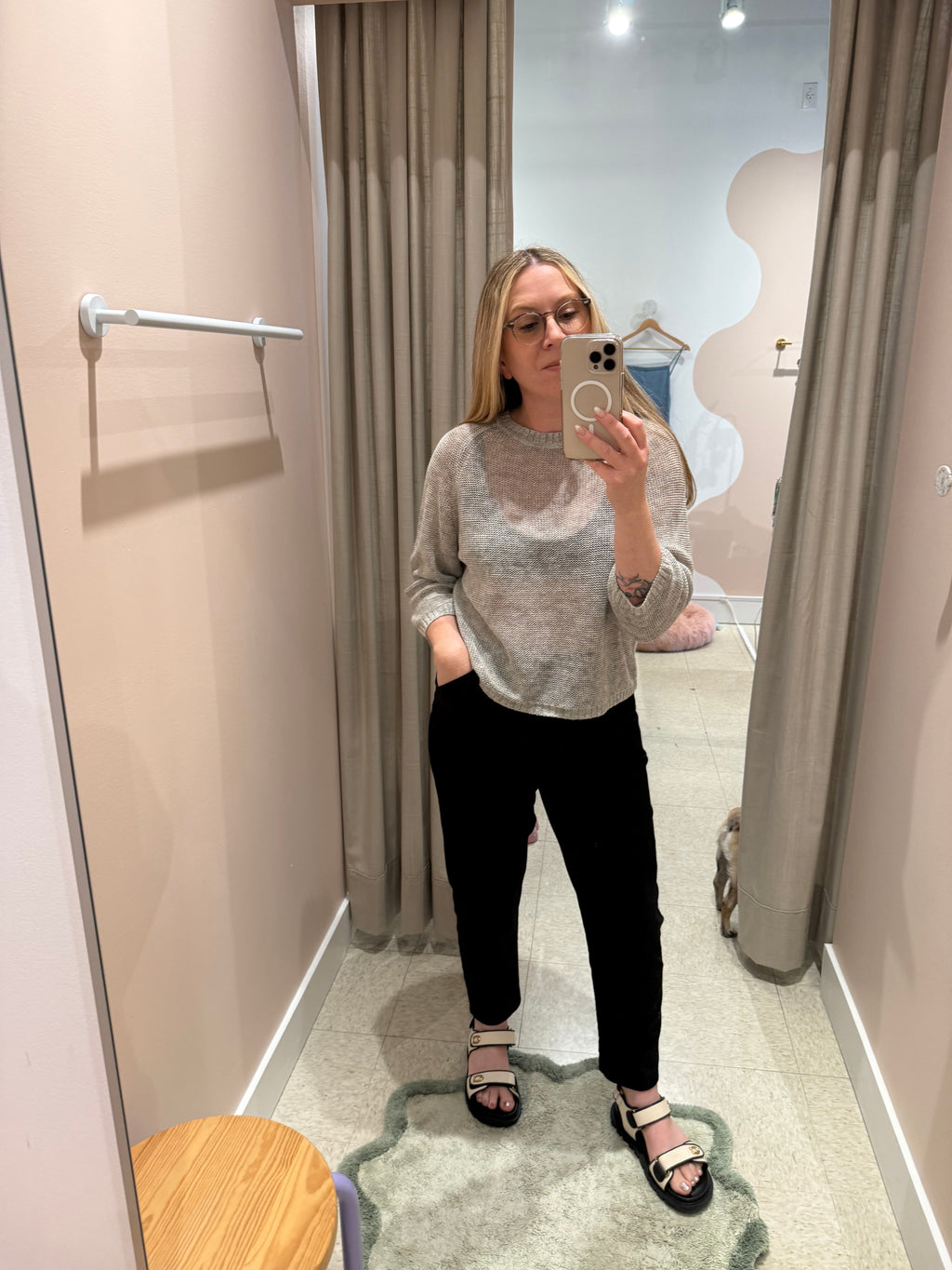 Naïf | Dorothee Sweater - Melange Grey