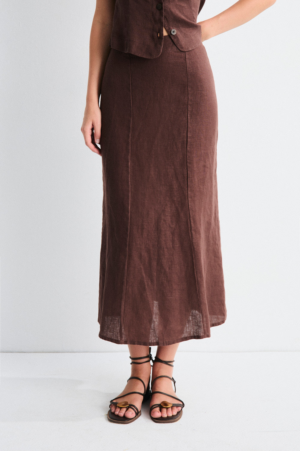 Mus & Bombon | Cyra Skirt - Brown