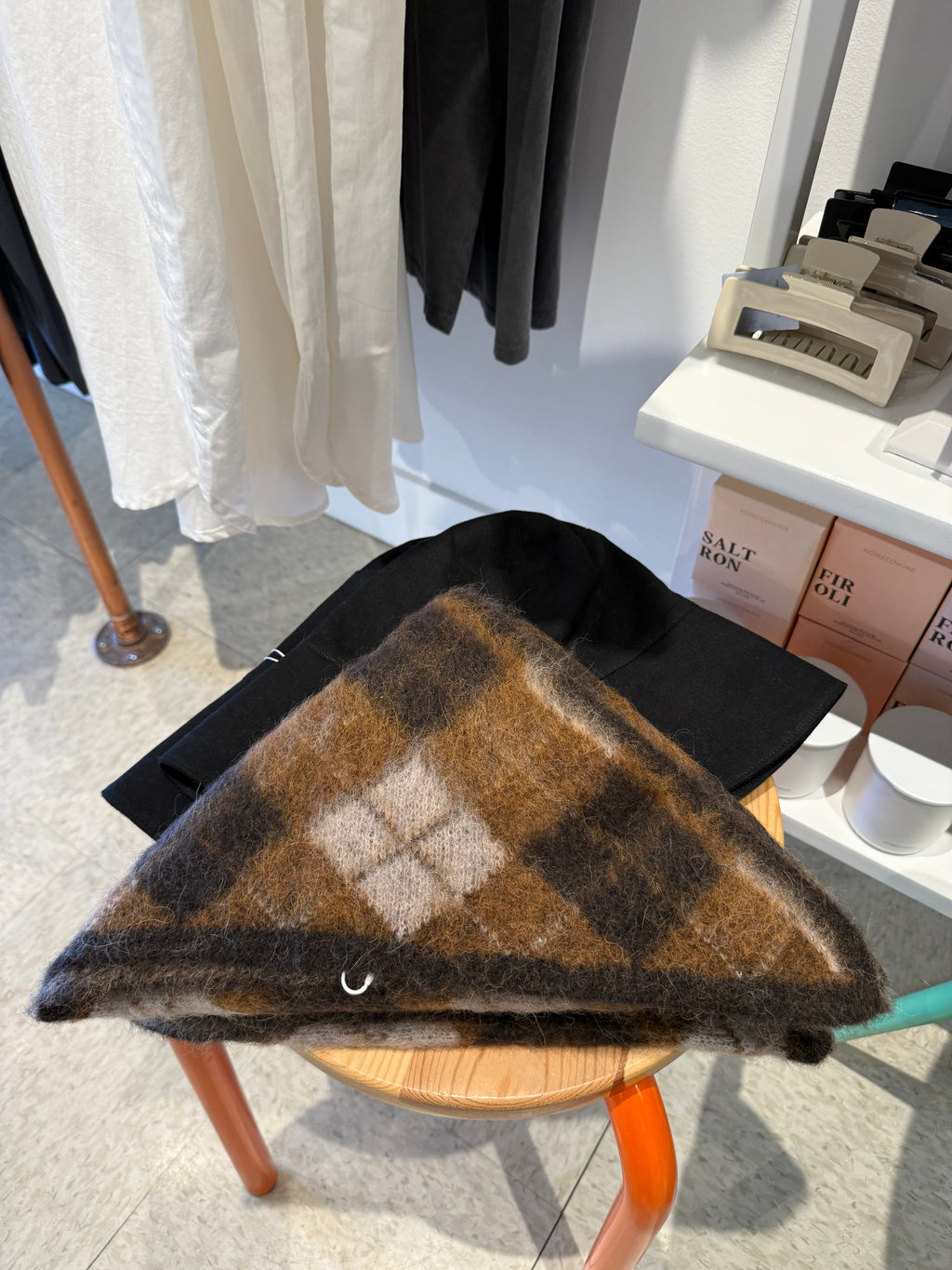 Des Petite Hauts | Coline Triangle Scarf - Argyle Ourson