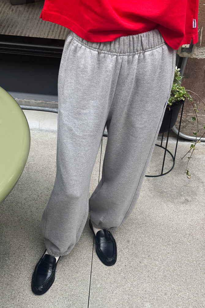 Le Bon Shoppe | French Terry Balloon Pants - Melange Grey