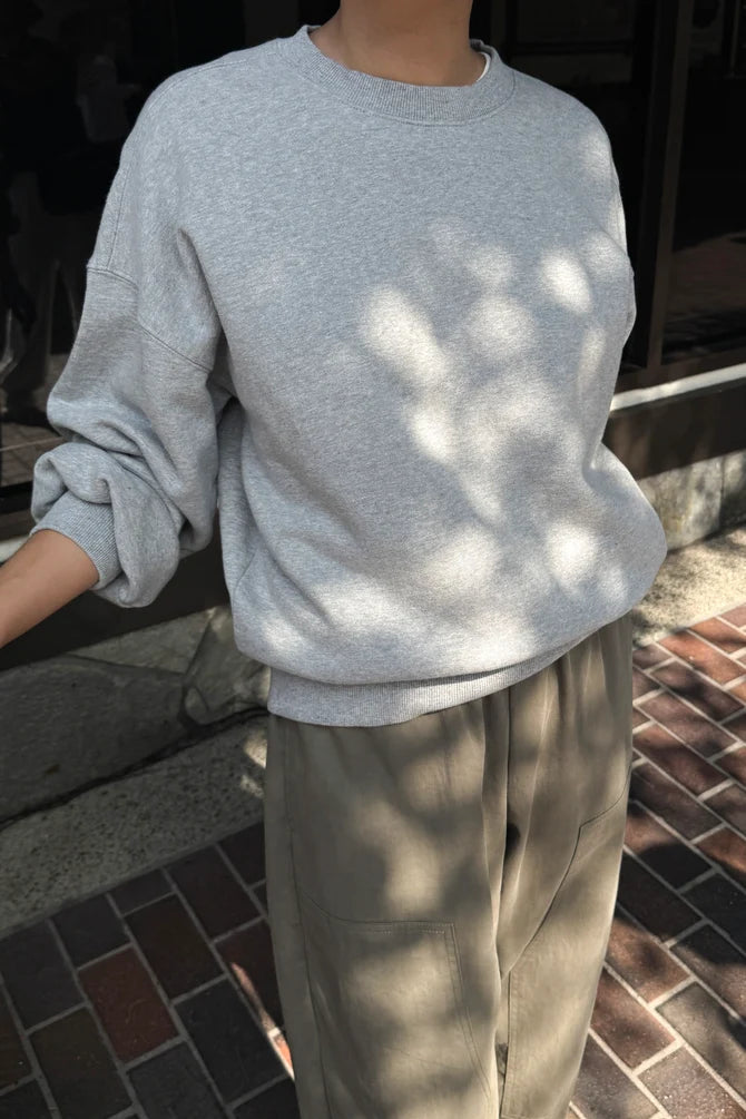 Le Bon Shoppe | French Terry Core Sweatshirt - Melange Grey