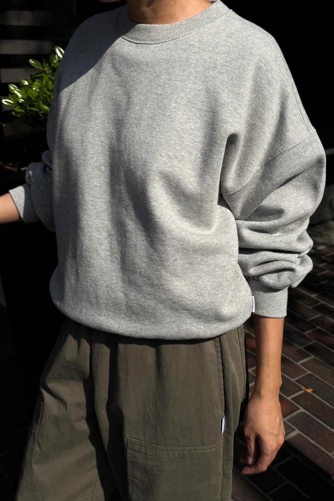Le Bon Shoppe | French Terry Core Sweatshirt - Melange Grey