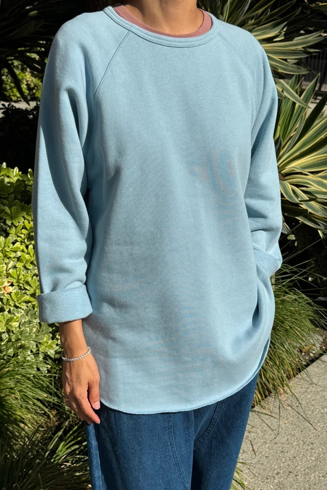 Le Bon Shoppe | French Terry Raglan Tee - Dream Blue