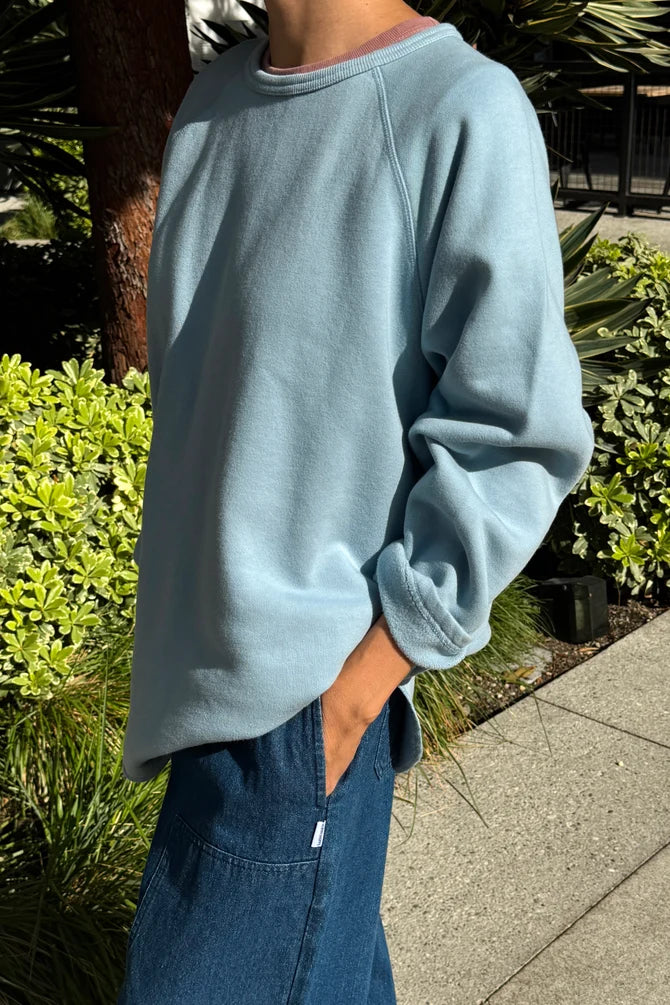 Le Bon Shoppe | French Terry Raglan Tee - Dream Blue