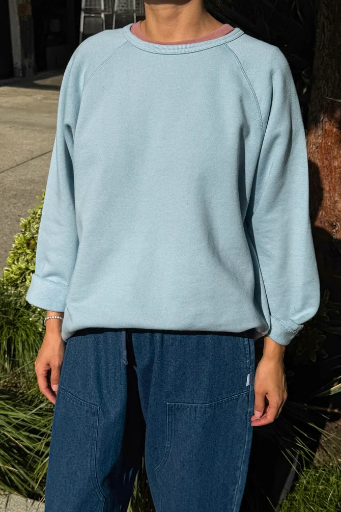 Le Bon Shoppe | French Terry Raglan Tee - Dream Blue