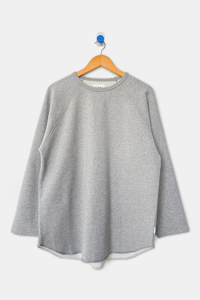 Le Bon Shoppe | French Terry Raglan Tee - Melange Grey