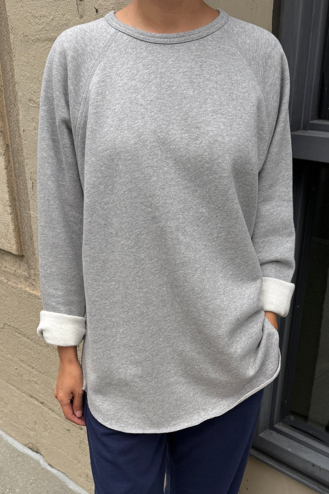 Le Bon Shoppe | French Terry Raglan Tee - Melange Grey