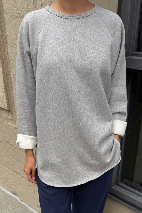 Le Bon Shoppe | French Terry Raglan Tee - Melange Grey
