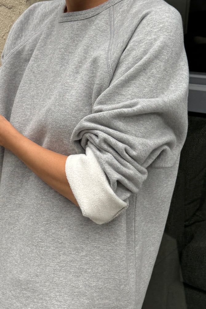 Le Bon Shoppe | French Terry Raglan Tee - Melange Grey