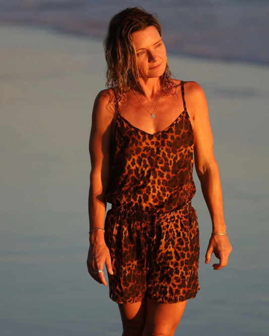 Fenntessa Swim | Serenity Camisole - Leopard