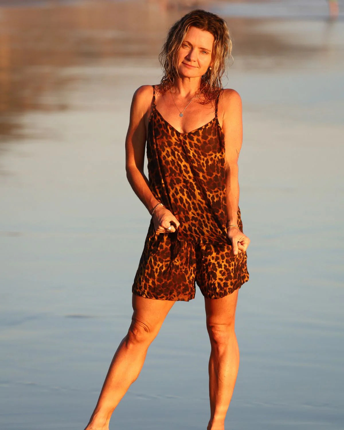Fenntessa Swim | Serenity Camisole - Leopard