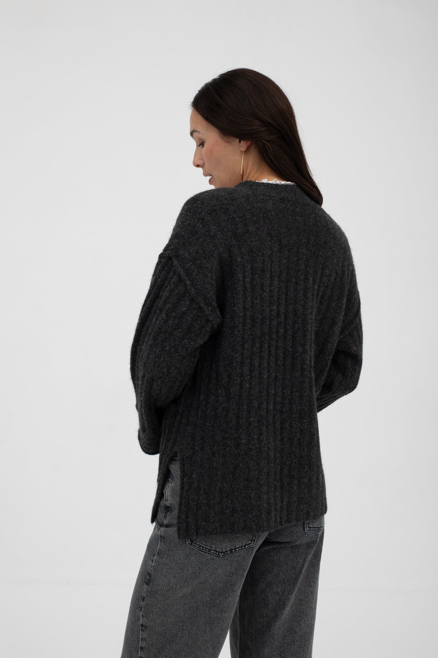 Mus & Bombon | Cardigan Gangam - Anthracite