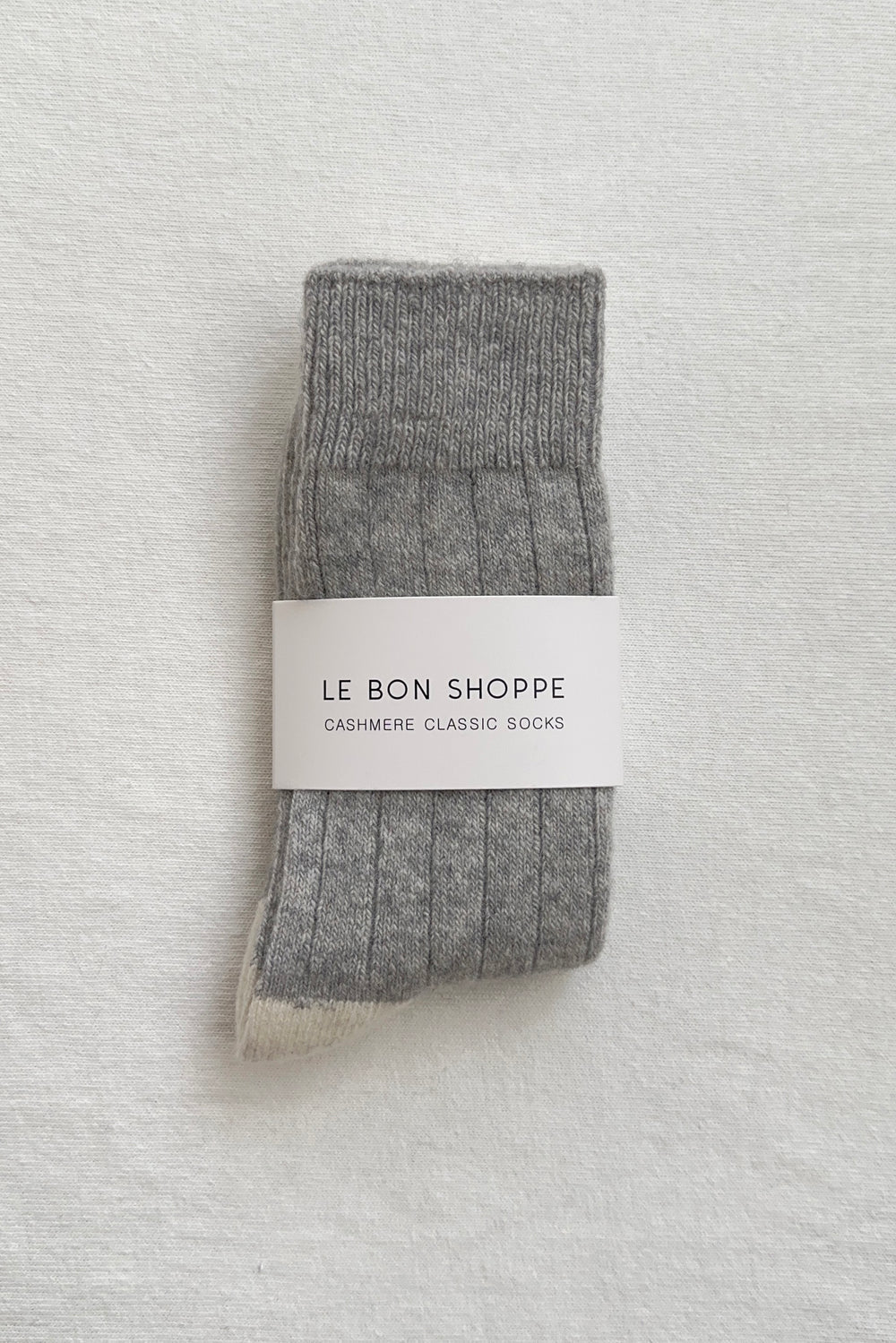 Le Bon Shoppe | Classic Cashmere Sock - Gray Melange