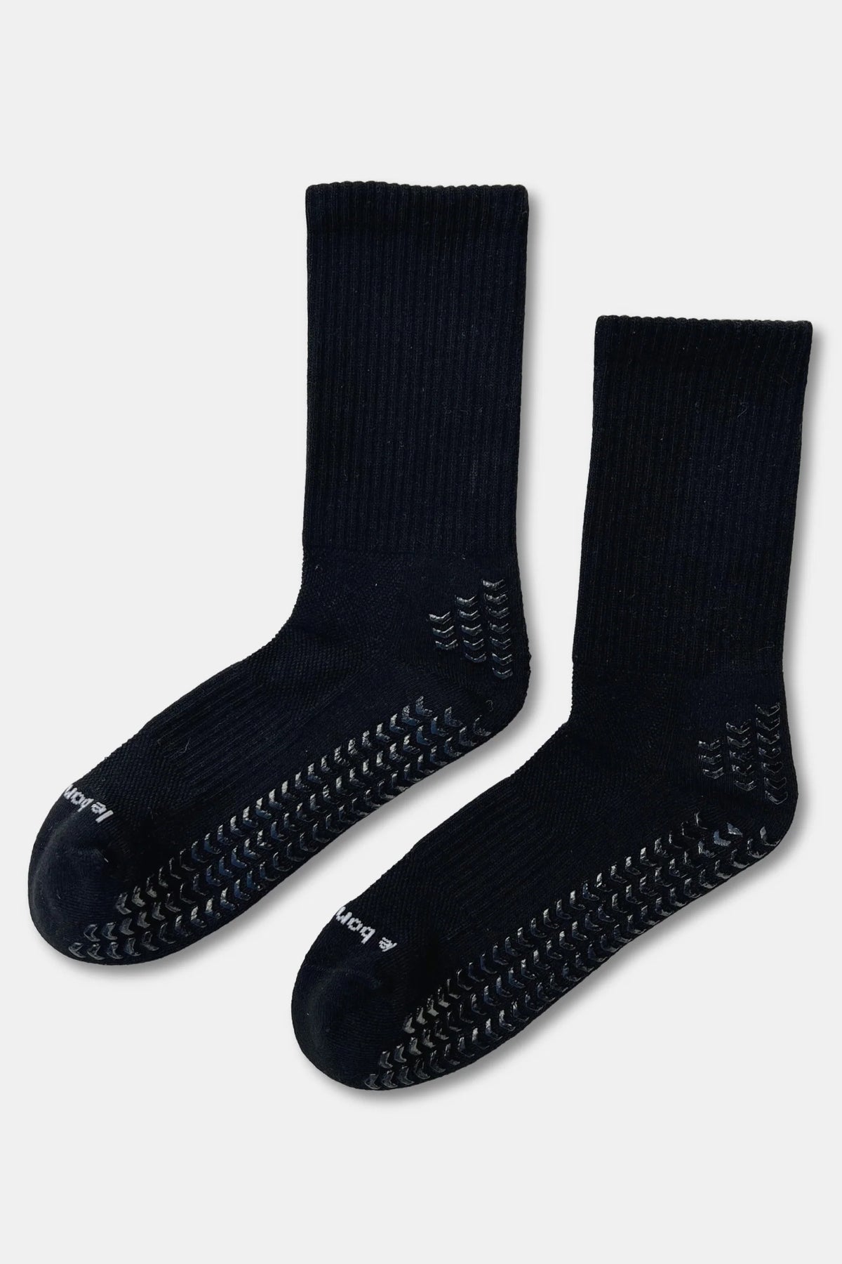 Le Bon Shoppe | Grip Gym Socks - Black + Black