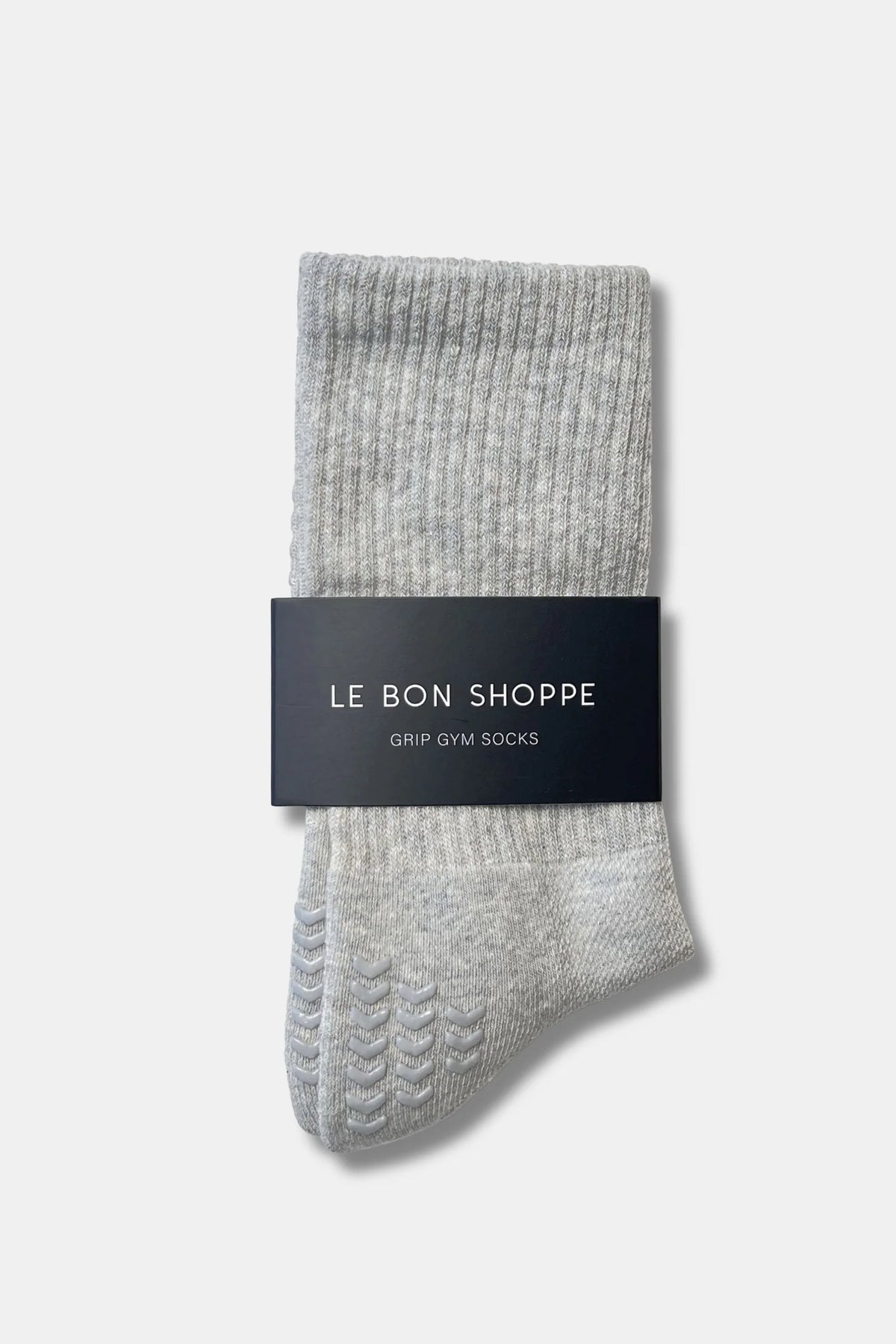 Le Bon Shoppe | Grip Gym Socks - Grey + Grey