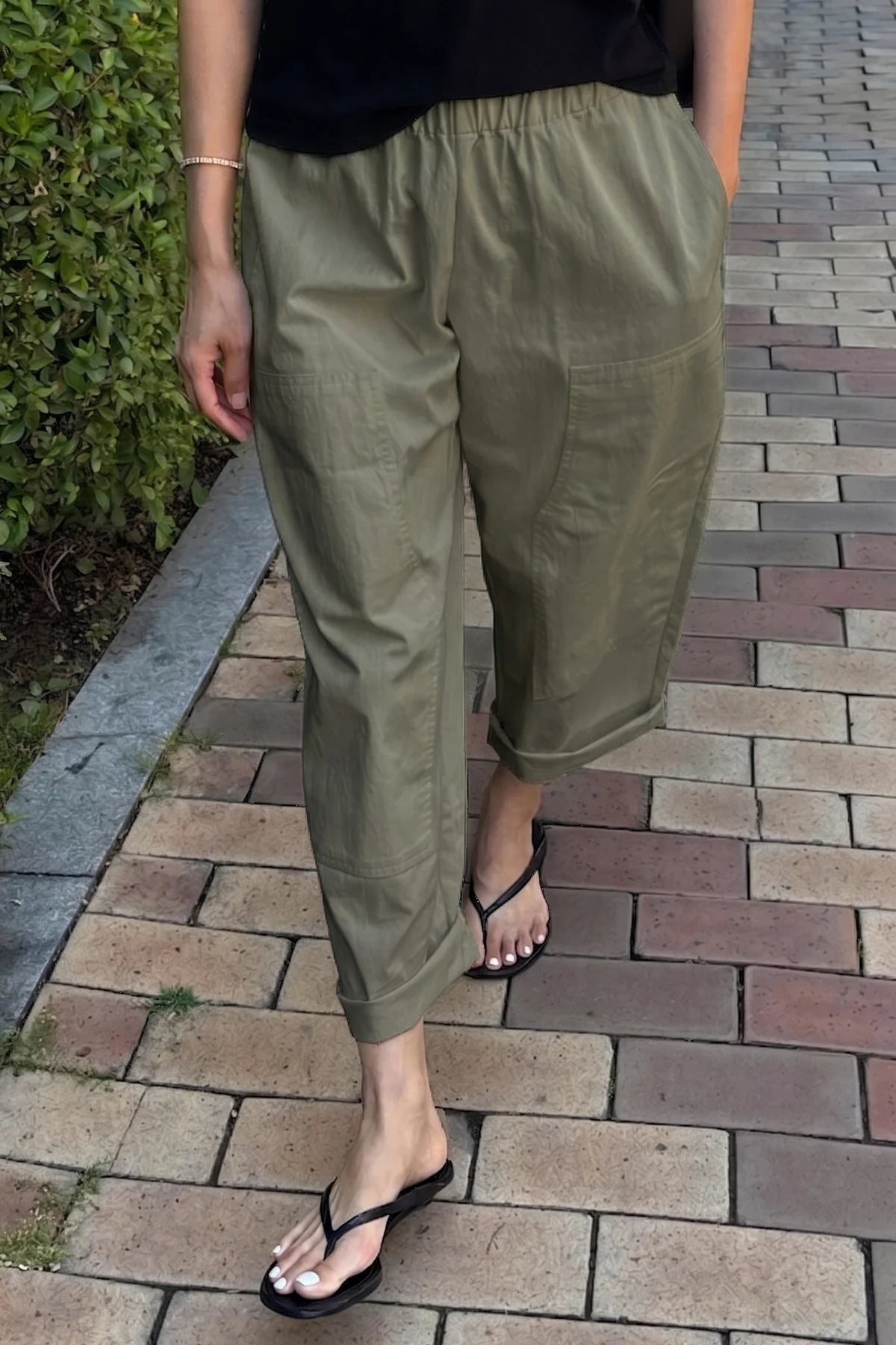 Le Bon Shoppe | Gardener Pants - Army Green