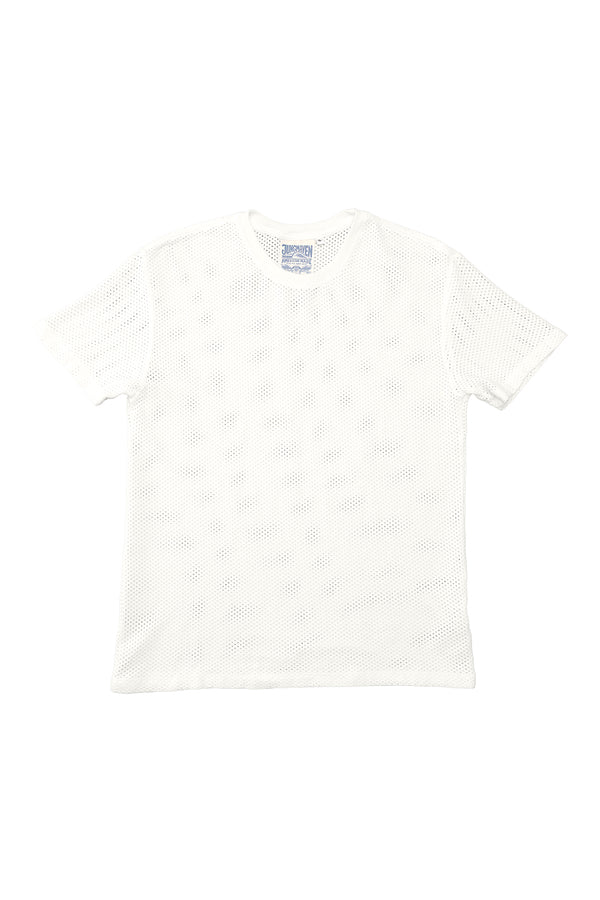 Jungmaven | Highline Mesh Tee - Washed White - Unisex