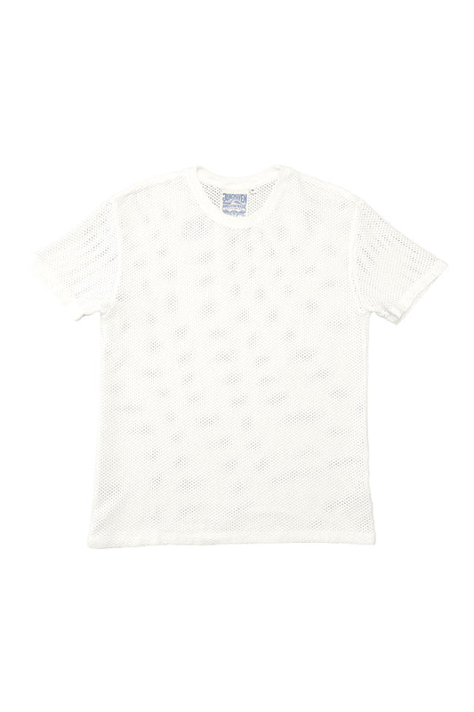 Jungmaven | Highline Mesh Tee - Washed White - Unisex