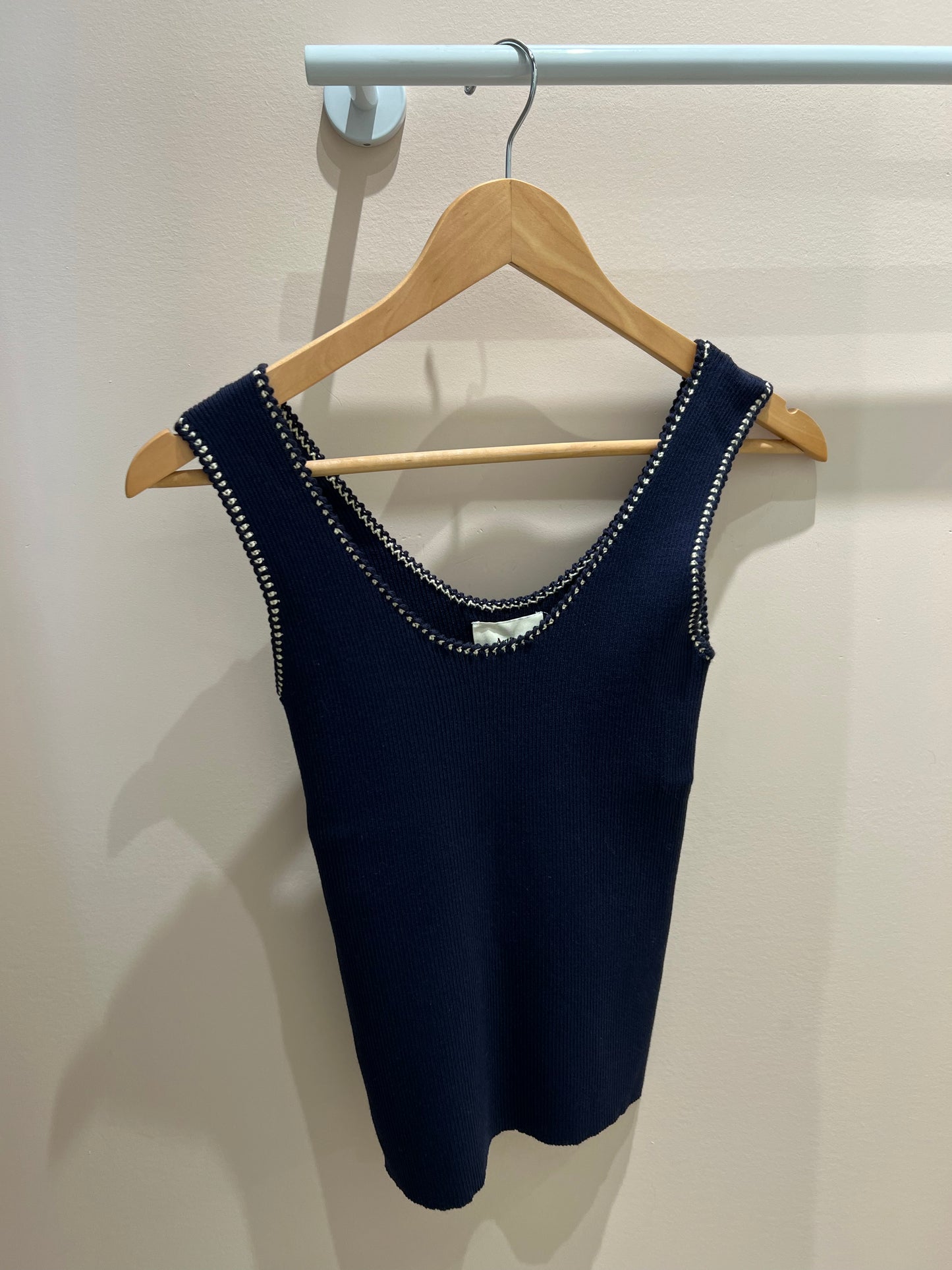 Artlove | Pamela Sweater Tank - Navy