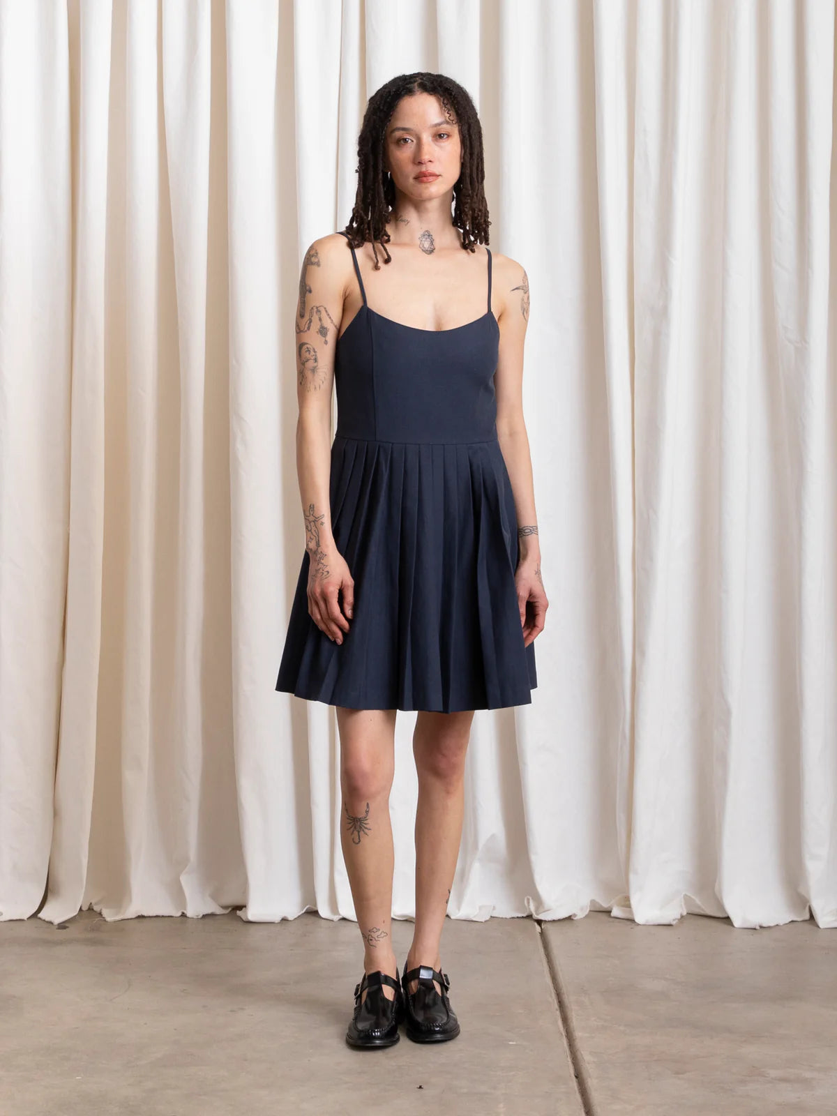 Ali Golden | Pleated Mini Dress