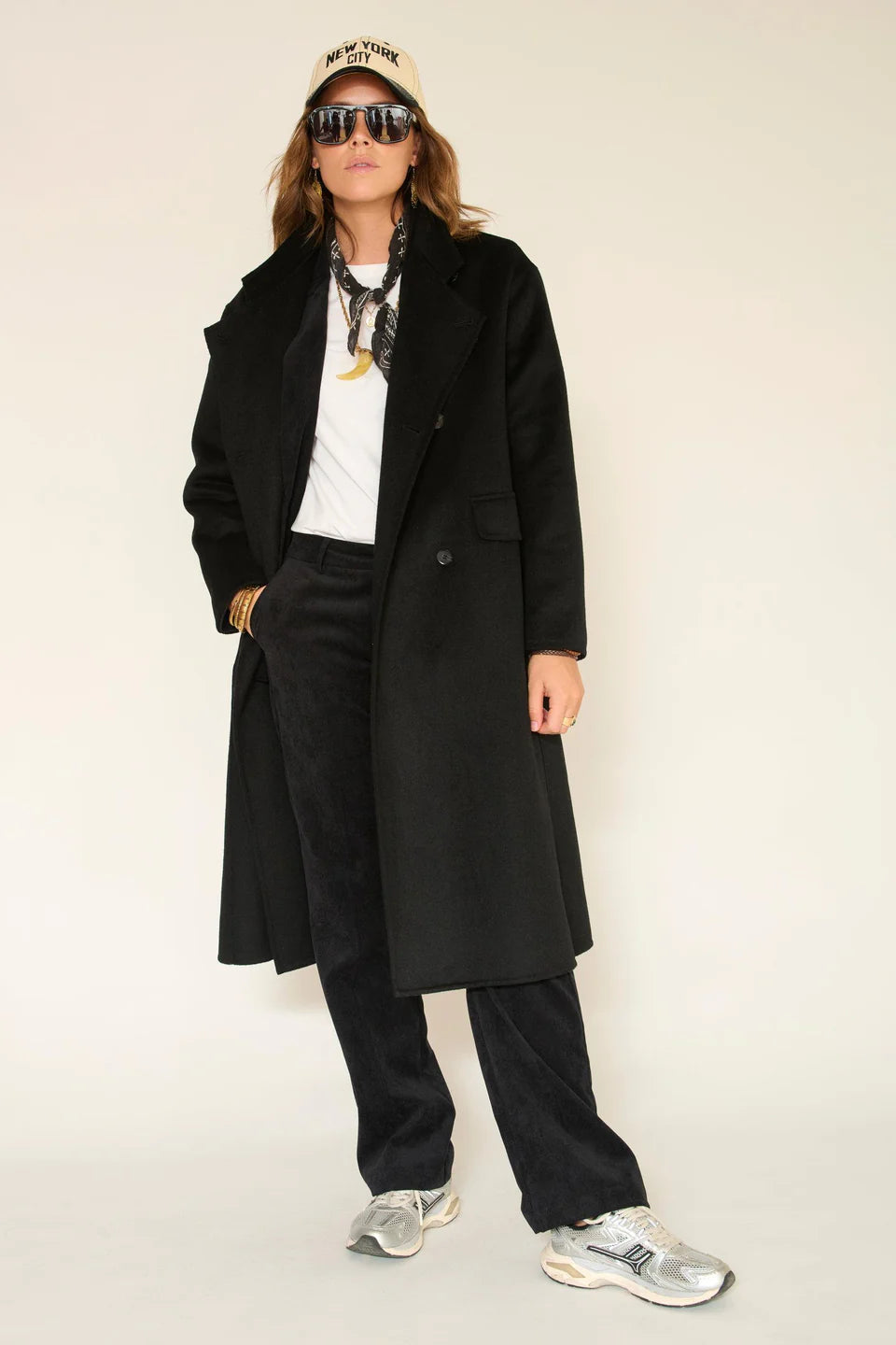 MKT Studio | Long Coat Mexi Black