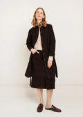 Paper Label | Donna Shirt Dress - Chocolate Tort