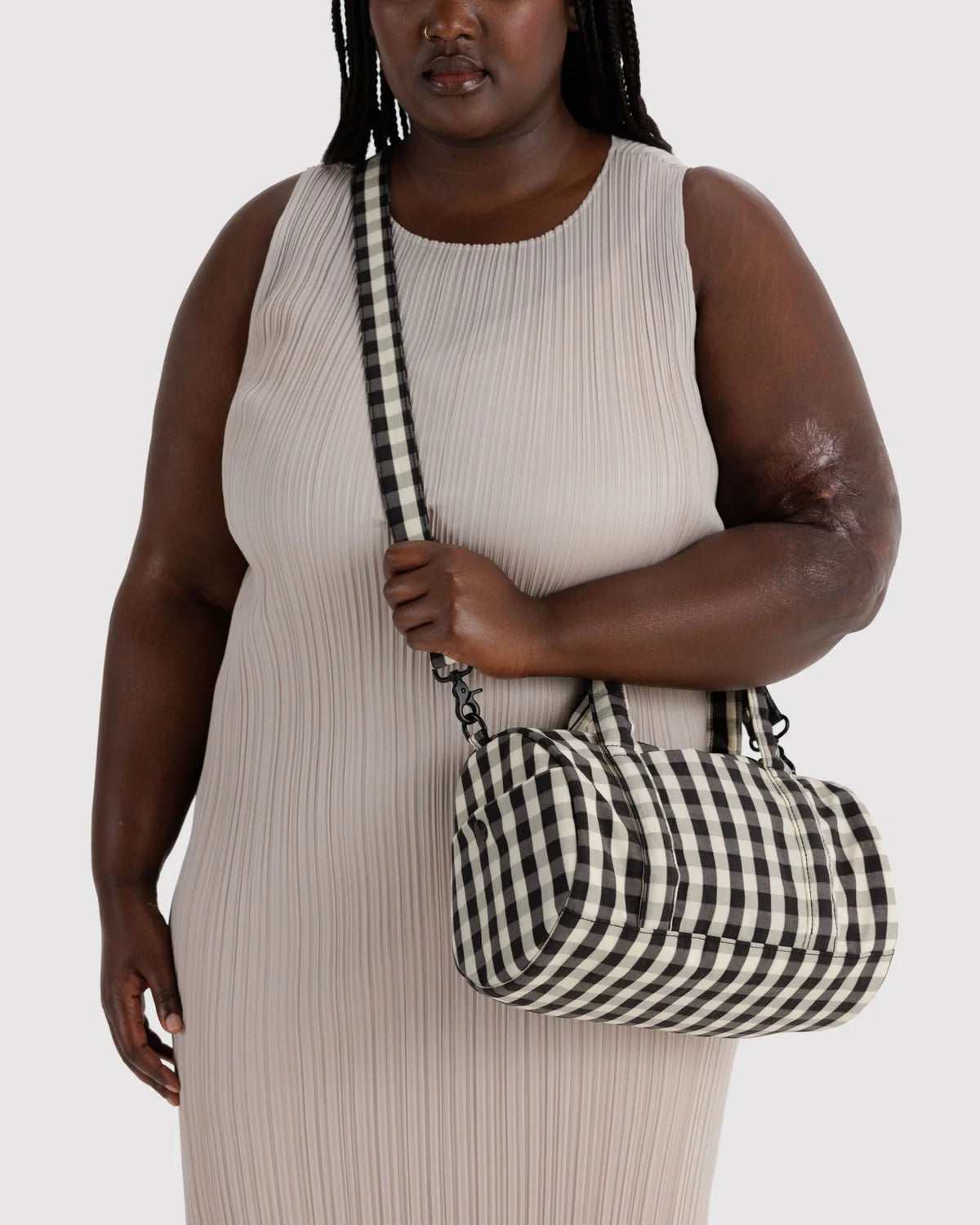 Baggu | Nylon Duffle Bag - Gingham